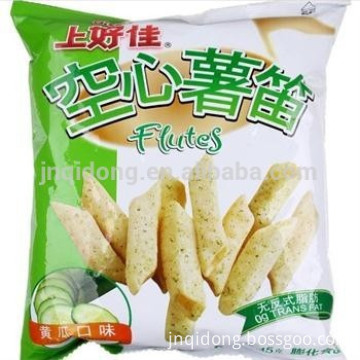 Core filled cracker snacks / grain puffs potato flutes making machine /extruder